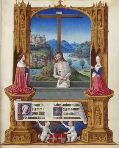 Très Riches Heures du Duc de Berry - The Man of Sorrows by Jean Colombe