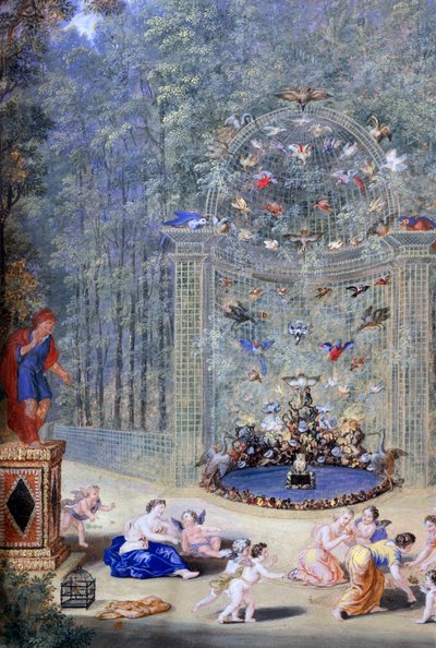 Entrance to the Maze at Versailles by Jean Cotelle the younger