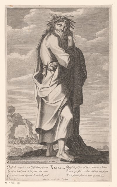 Thales of Miletus (The Seven Sages of Greece) by Jean Couvay