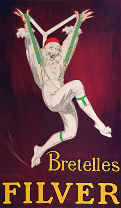 Bretelles Filver - French Poster by Jean D