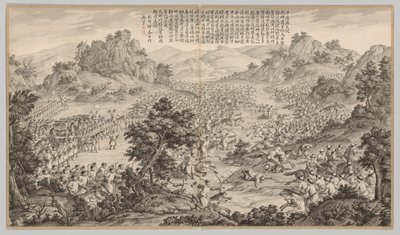 Great Victory at Huerman: from Battle Scenes of the Quelling of Rebellions by Jean Damascene Sallusti