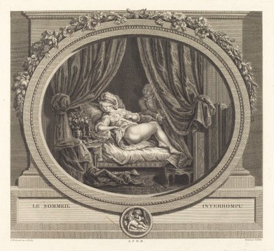 The Interrupted Sleep by Jean Dambrun after François Marie Isidore Queverdo