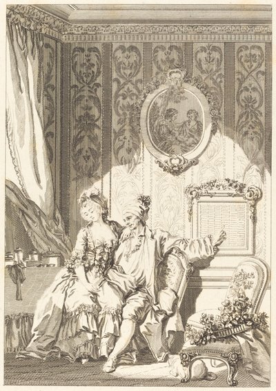 The Calendar of the Old Men by Jean Dambrun after Jean Honoré Fragonard