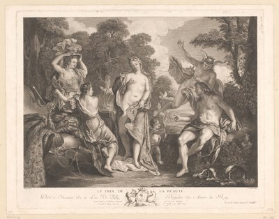 Judgment of Paris by Jean Daullé