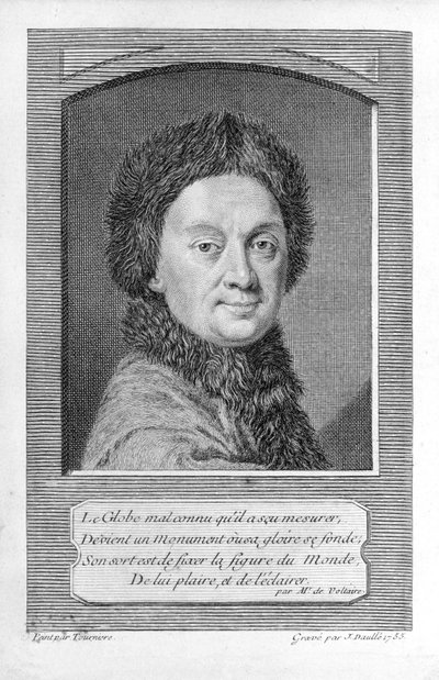 Pierre-Louis Moreau de Maupertuis, astronomer by Jean Daullé