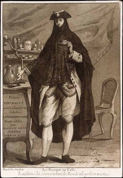 Title Page from Divers Portraits, pub. 1775 (etching) by Jean David Genois