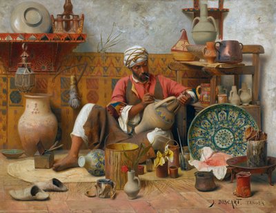 A Pottery Studio, Tanger by Jean Discart