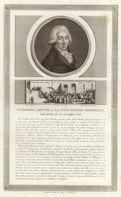 Portrait of Armand Gensonne by Jean Duplessi Bertaux