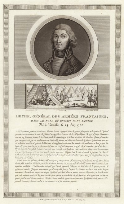 Portrait of Lazare Hoche by Jean Duplessi Bertaux