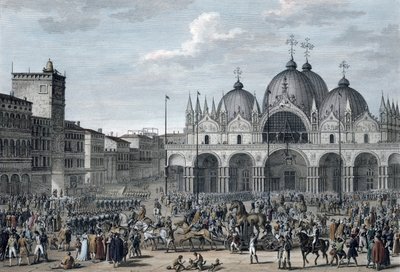 The Entry of the French into Venice, Floreal, Year 5 May 1797 by Jean Duplessis Bertaux