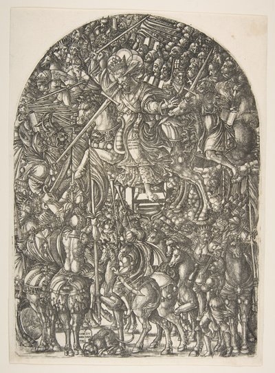 Christ Mounted on a White Horse, from the Apocalypse by Jean Duvet