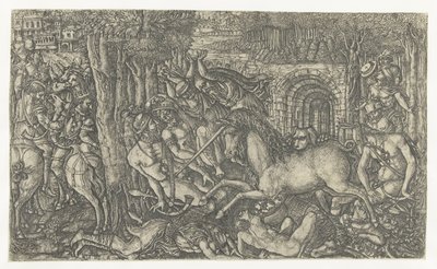 The King Flees from the Unicorn by Jean Duvet