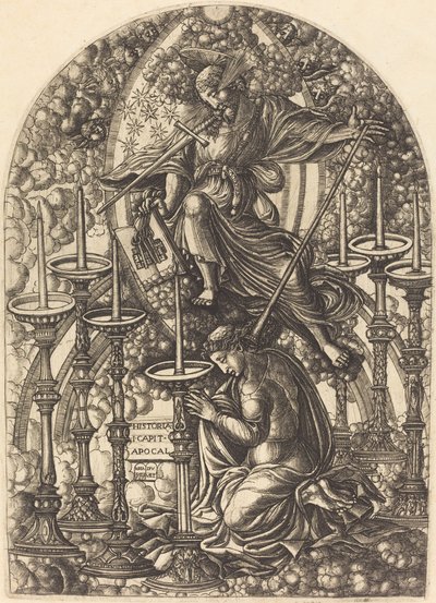 Saint John Sees the Seven Golden Candlesticks by Jean Duvet