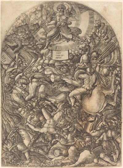 The Angel in the Sun Calling the Birds of Prey by Jean Duvet
