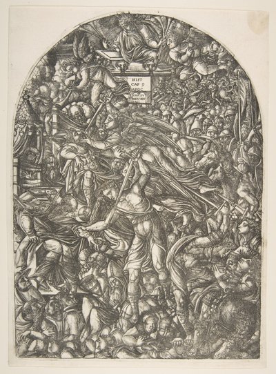 The Angel Sounding the Sixth Trumpet, from the Apocalypse by Jean Duvet