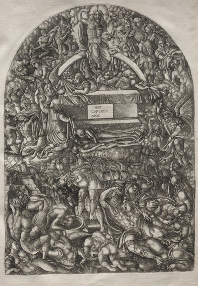 The Apocalypse: A Star Falls and Makes Hell to Open by Jean Duvet