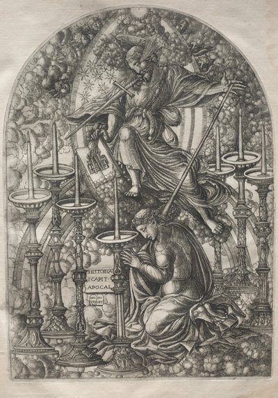 The Apocalypse: St. John Sees Seven Golden Candlesticks by Jean Duvet