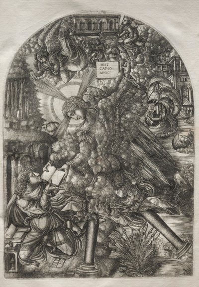 The Apocalypse: The Angel Gives St. John the Book to Eat by Jean Duvet
