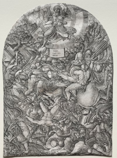 The Apocalypse: The Angel in the Sun Calling the Birds of Prey by Jean Duvet