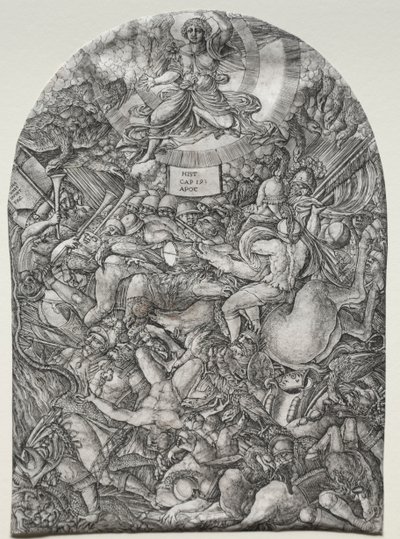The Apocalypse: The Angel in the Sun Calling the Birds of Prey, 1500s by Jean Duvet