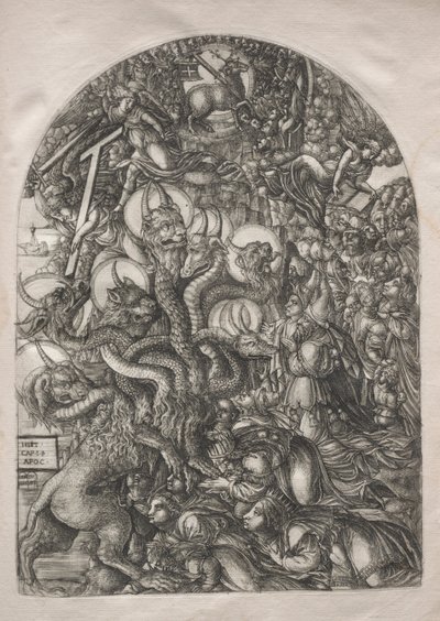 The Apocalypse: The Beast with Seven Heads and Ten Horns by Jean Duvet