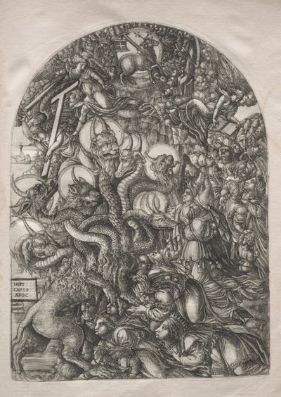 The Apocalypse: The Beast with Seven Heads and Ten Horns by Jean Duvet