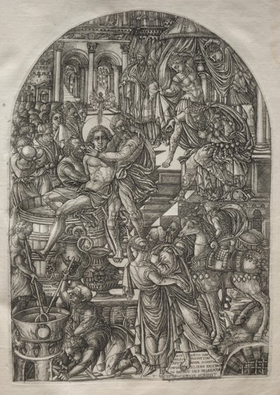 The Apocalypse: The Martyrdom of St. John the Evangelist by Jean Duvet