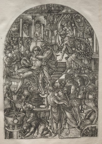 The Apocalypse: The Martyrdom of St. John the Evangelist by Jean Duvet