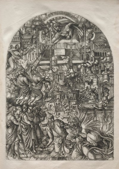 The Apocalypse: The Measurement of the Temple by Jean Duvet