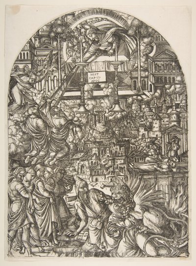 The Measurement of the Temple, from the Apocalypse by Jean Duvet