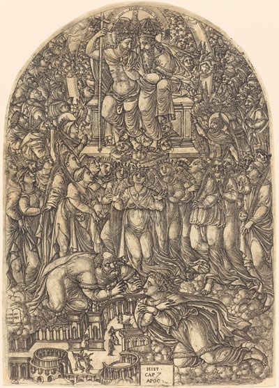 The Multitude Which Stands before the Throne by Jean Duvet