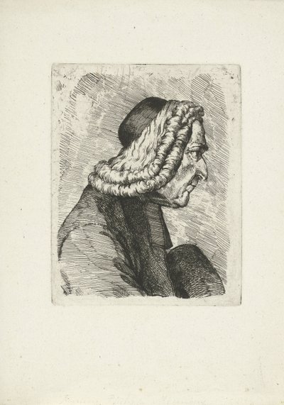 Portrait of Francois-Philippe Mesenguy by Jean Duvivier (attributed to)