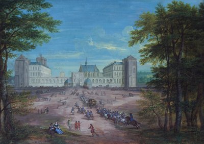 Arrival of the King at the Castle of Vincennes by Jean Eckman or Ecman