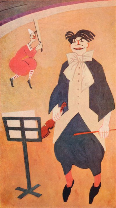 The Clown. Mural Decoration in Boulestin