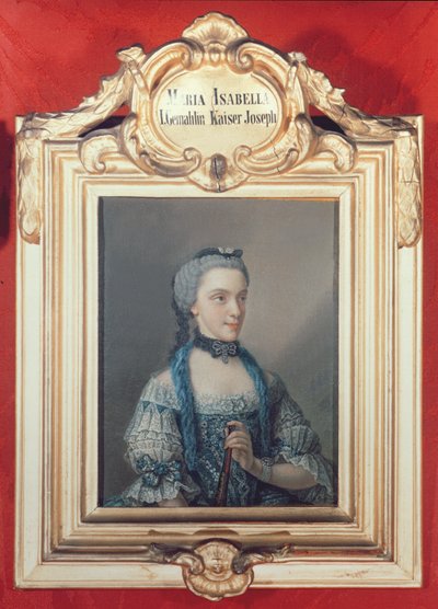 Maria Isabella of Parma, First Wife of Joseph II Holy Roman Emperor by Jean Étienne Liotard
