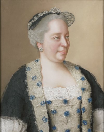 Portrait of Empress Maria Teresa of Austria by Jean Étienne Liotard