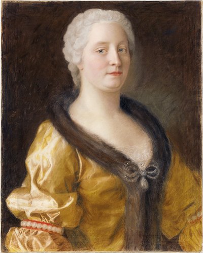 Portrait of Empress Maria Theresa of Austria by Jean Étienne Liotard