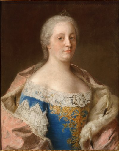 Portrait of Empress Maria Theresia of Austria by Jean Étienne Liotard