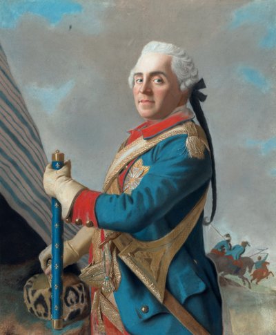 Portrait of Maurice de Saxe, Marshal of France, 1748 by Jean Étienne Liotard