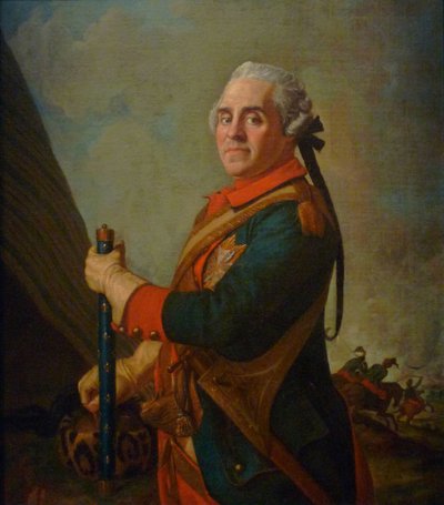 Portrait of Maurice de Saxe, Marshal of France by Jean Étienne Liotard