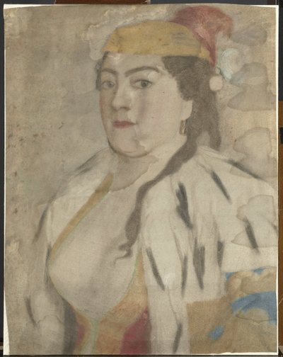 Portrait of an Unknown Woman from Istanbul by Jean Étienne Liotard