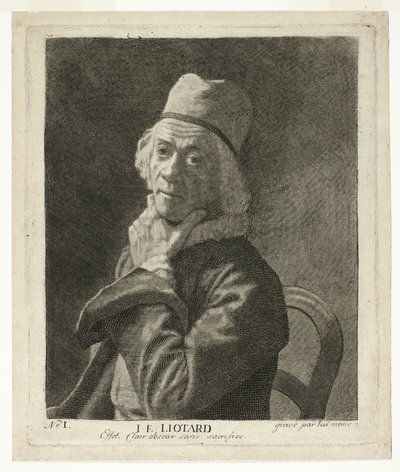 The Small Self-Portrait by Jean Étienne Liotard