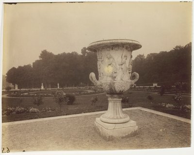 Versailles, Vase by Cornu by Jean Eugène Auguste Atget