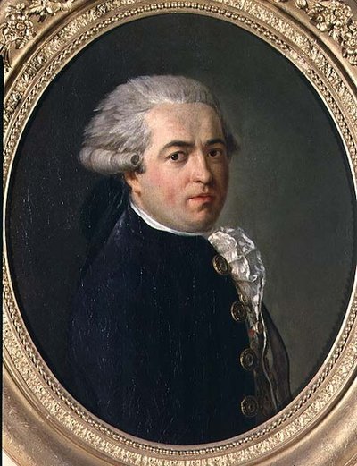Portrait of a Gentleman in a Black Coat by Jean F. G. (circle of) Colson