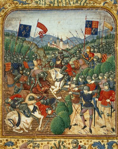 Battle of Azincourt (1415) by Jean Fouquet
