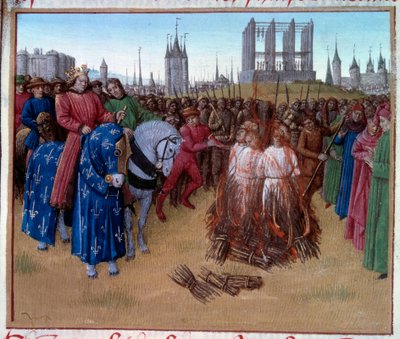 Condemnation and Torture of the Amauricians in the Presence of Philip II Known as Philip Auguste (from 