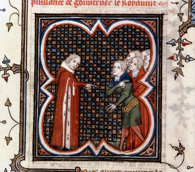 Etienne Marcel, a Provost of the Merchants of Paris, Told by King John II the Good of France to Respect the 