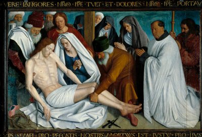 La Pieta de Nouans les Fontaines by Jean Fouquet