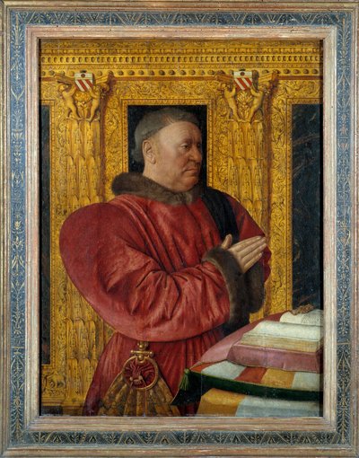Portrait of Guillaume Jouvenel des Ursins, Baron de Trainel, Chancellor of France by Jean Fouquet