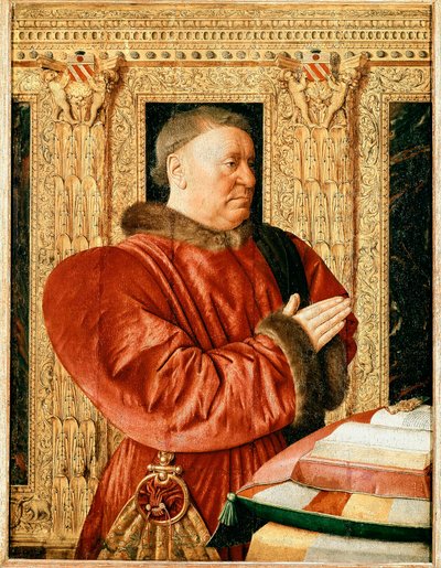 Portrait of Justice Minister of France Guillaume Jouvenel des Ursins by Jean Fouquet